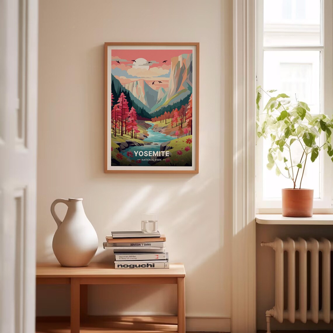 Yosemite National Park Travel Poster, Maximalist Landscape - Image 4