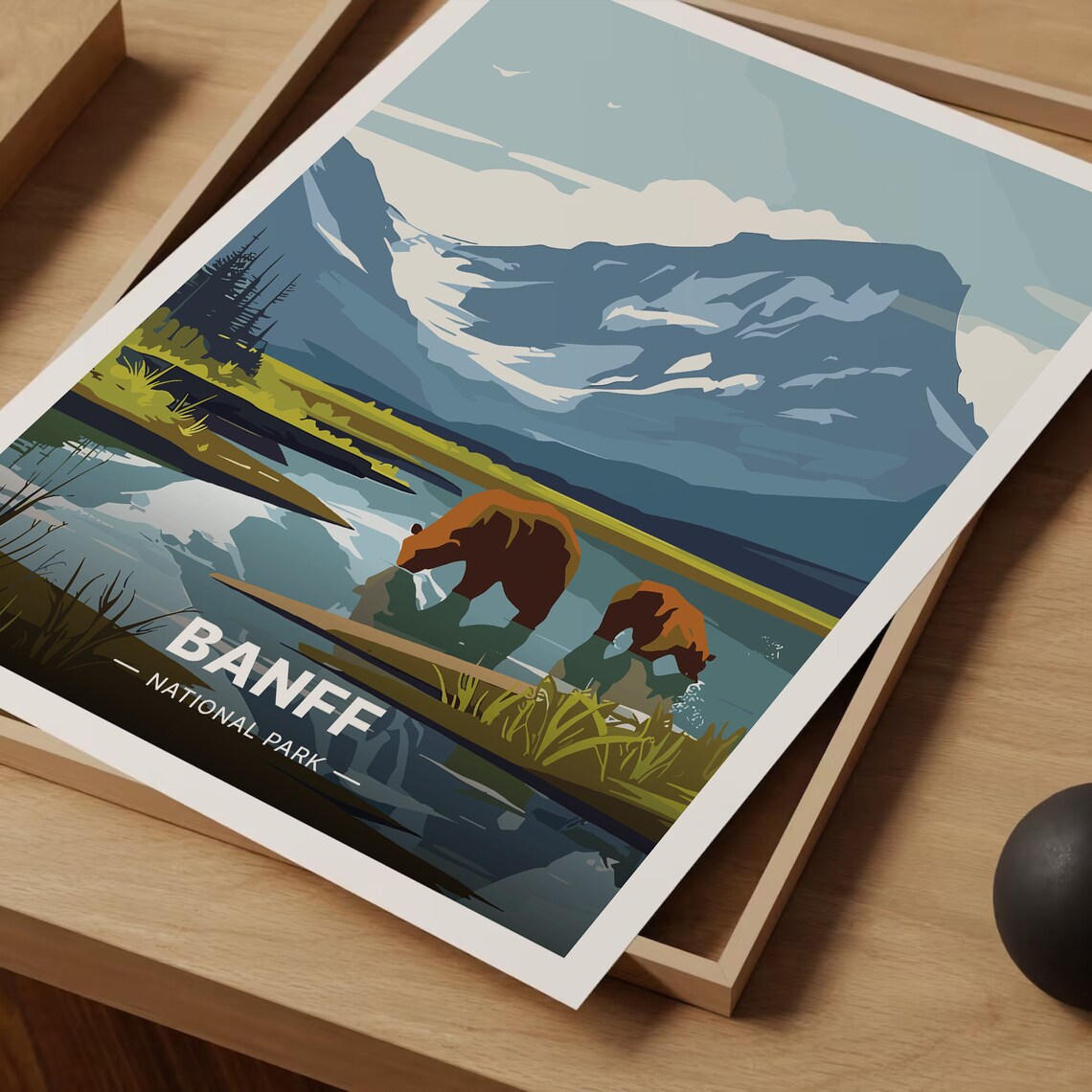 Banff National Park Landscape Home Decor Poster - Image 3