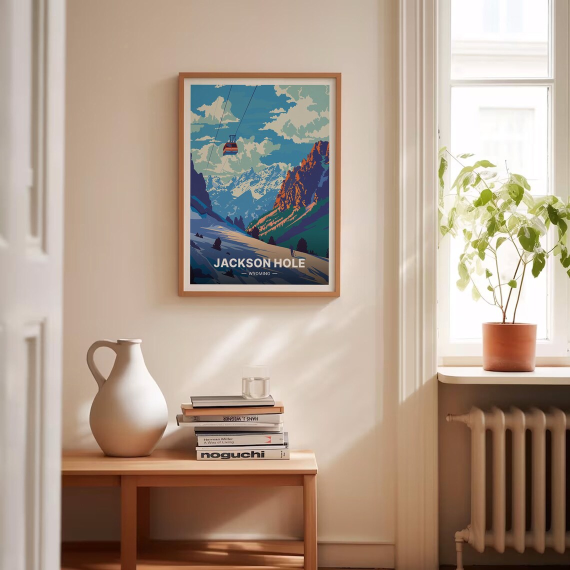Jackson Hole Travel Poster, National Park Landscape - Image 4