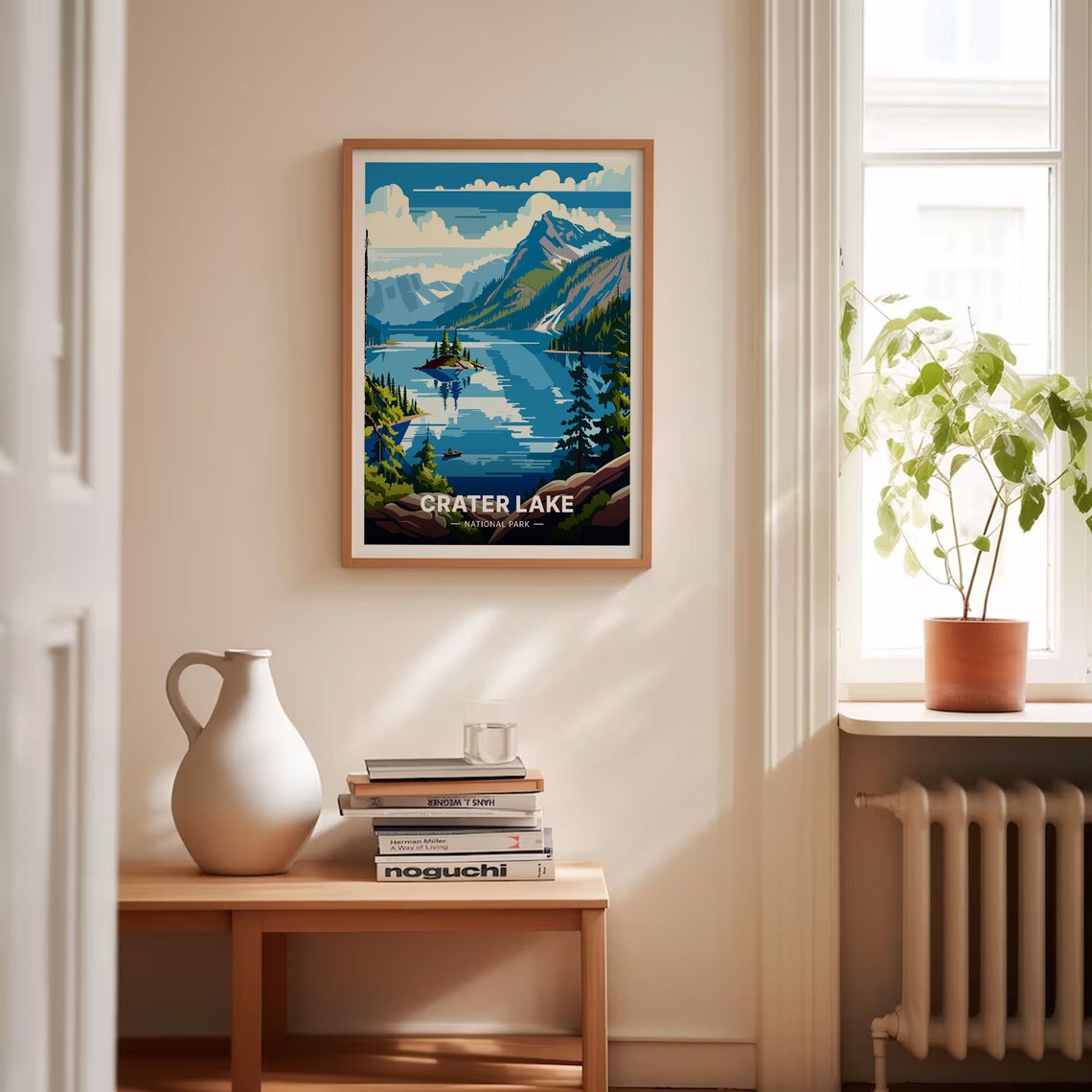 Crater Lake National Park Travel Poster, Nature Wall Art - Image 4