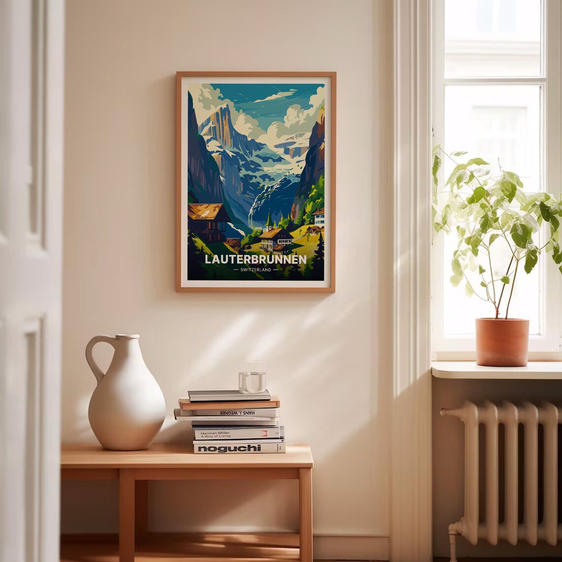 Lauterbrunnen Valley Travel Poster, Swiss Alps - Image 4