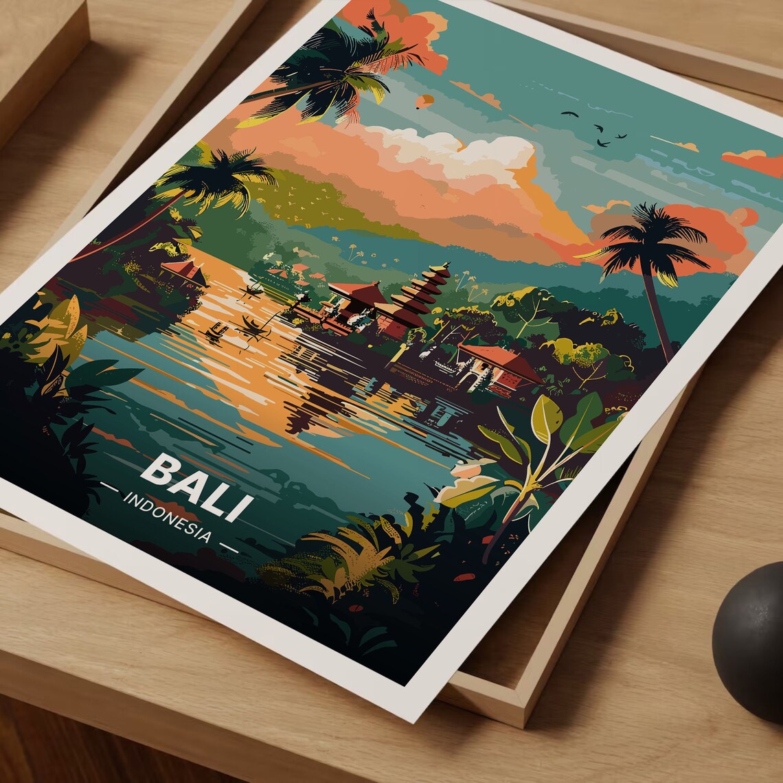 Bali Travel Poster, World Destination Wall Decor - Image 3
