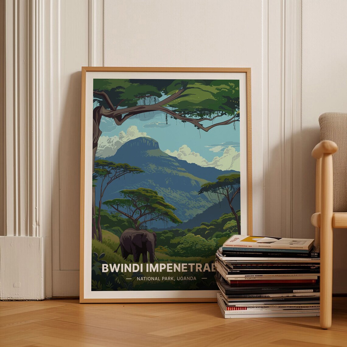 Bwindi Impenetrable Forest Uganda Travel Poster