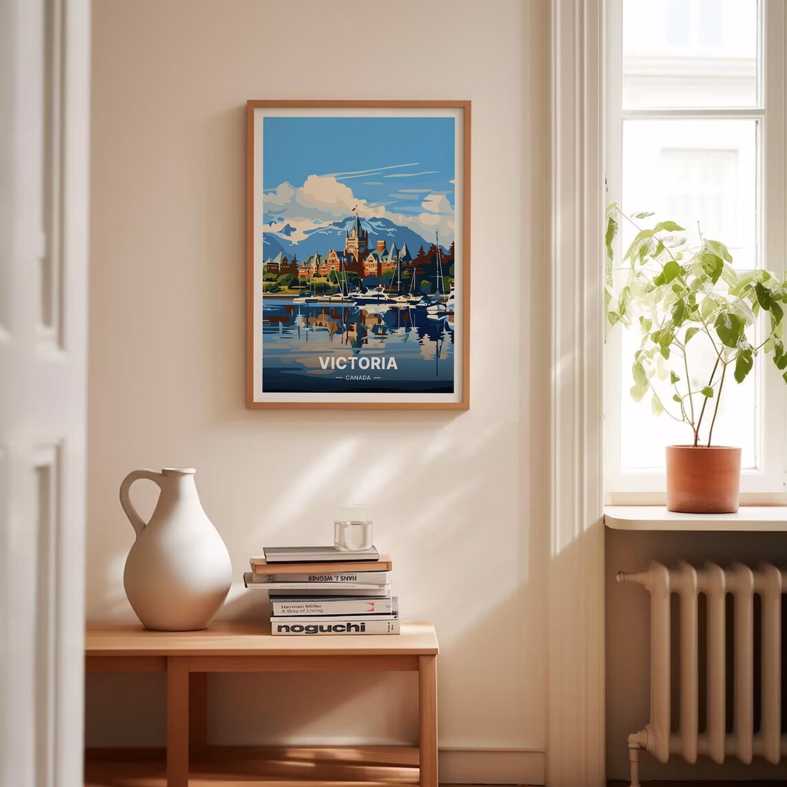 Victoria Travel Poster, Canada Landscape Art Print - Image 4