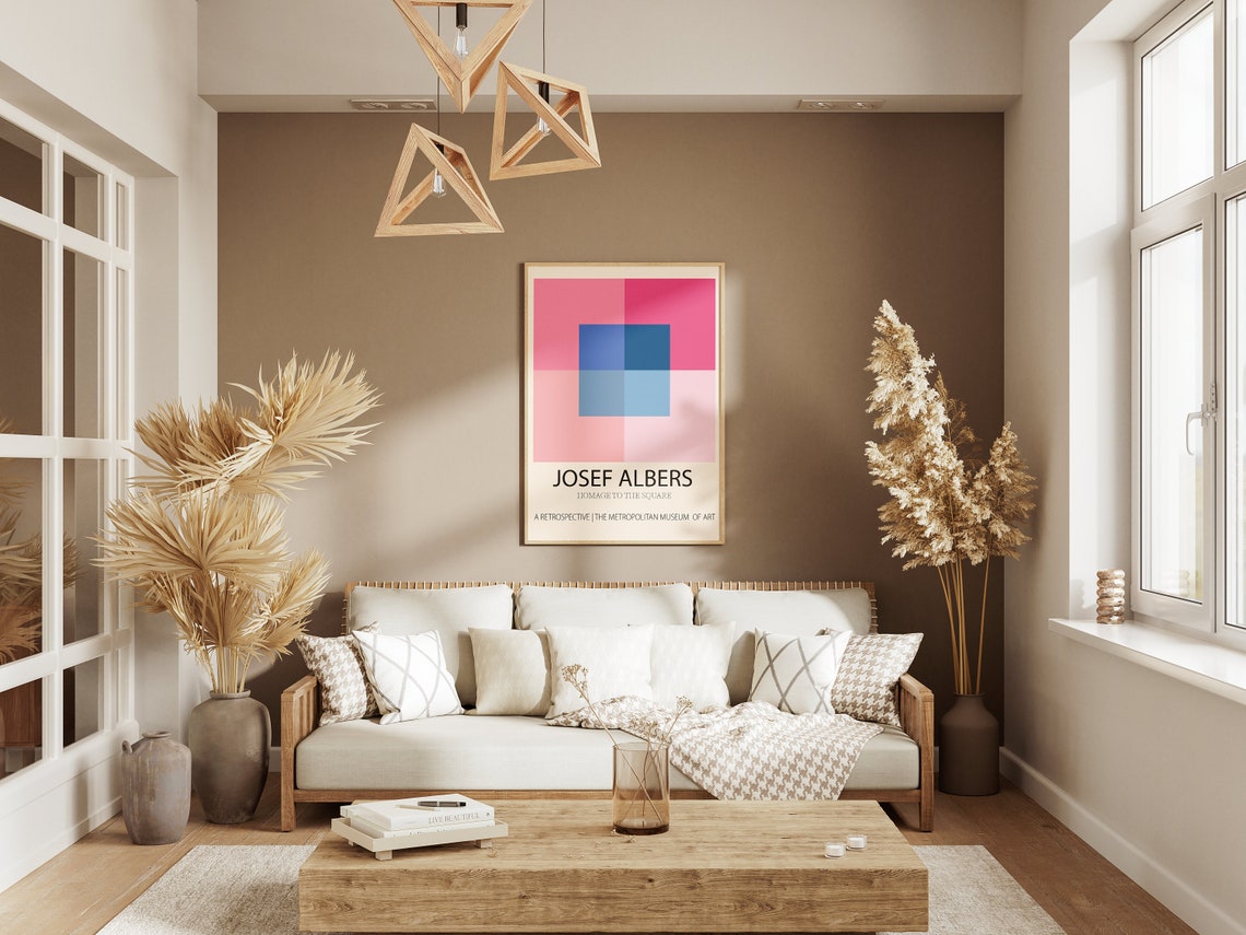 Josef Albers Homage to the Square Retrospective Exhibition Poster - Image 3