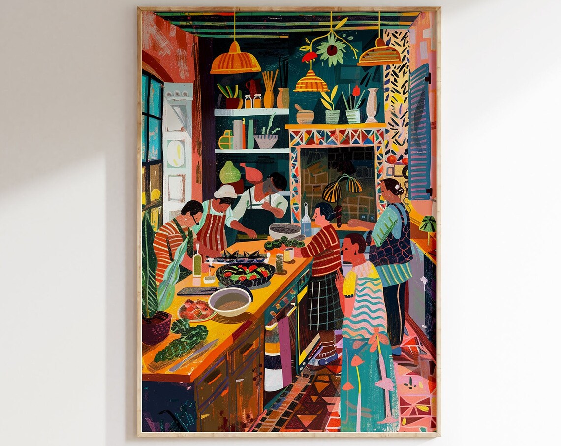 Matisse-Inspired Retro Art Print, Gallery Wall