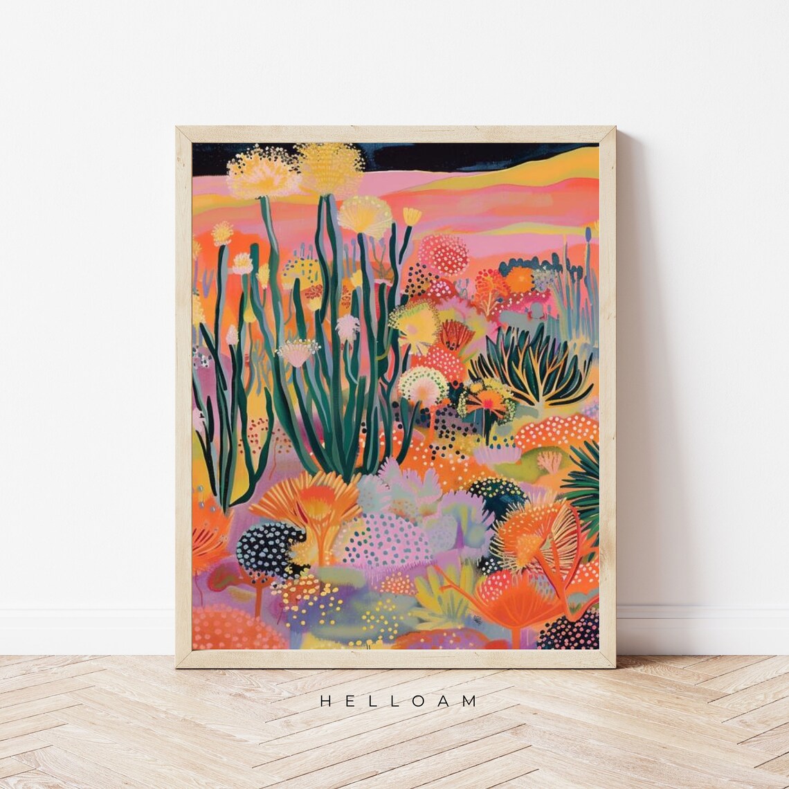 Western Vintage Retro Mid-Century Modern Art Print - Image 2