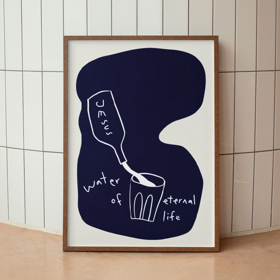 Water Of Eternal Life Christian Scripture Art Print