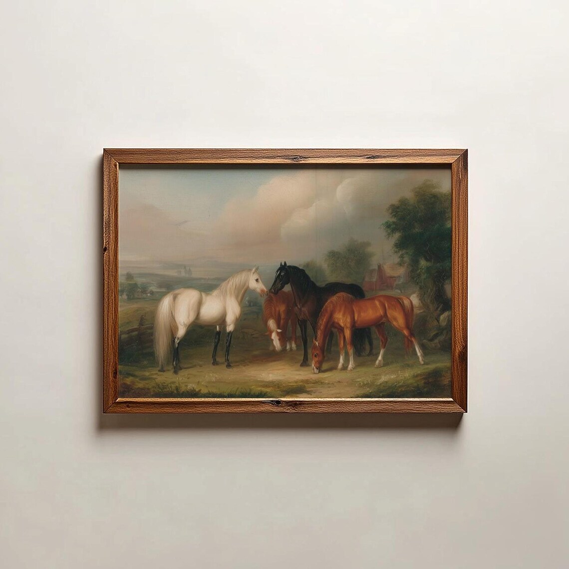 Horse Art Print, Modern Equine Poster