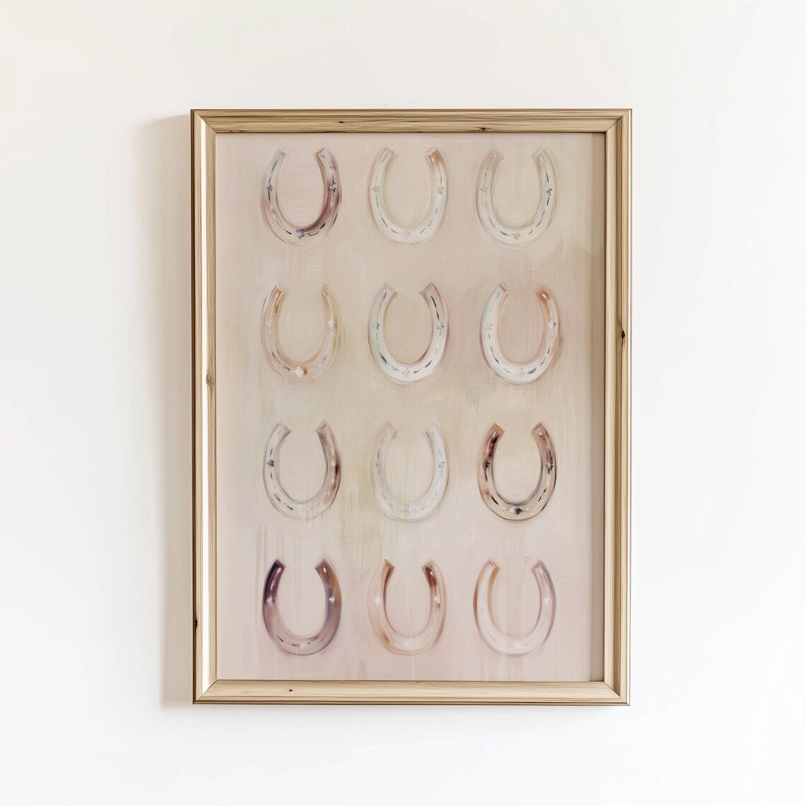 Horseshoes Western Wall Art, Southwestern Lucky You