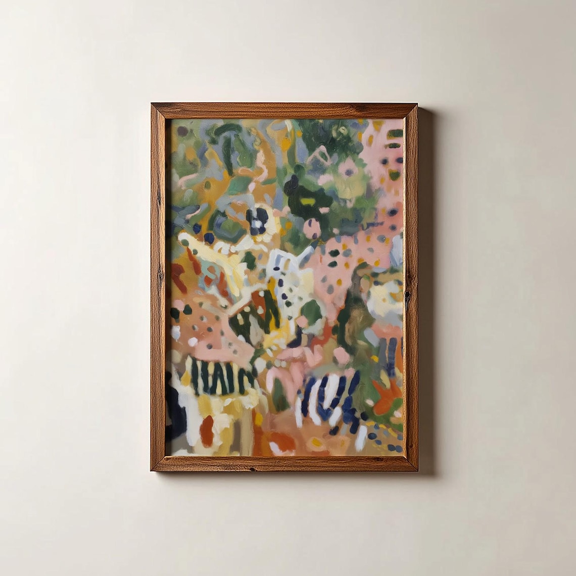 Pastel Abstract Texture - Modern Painting Print