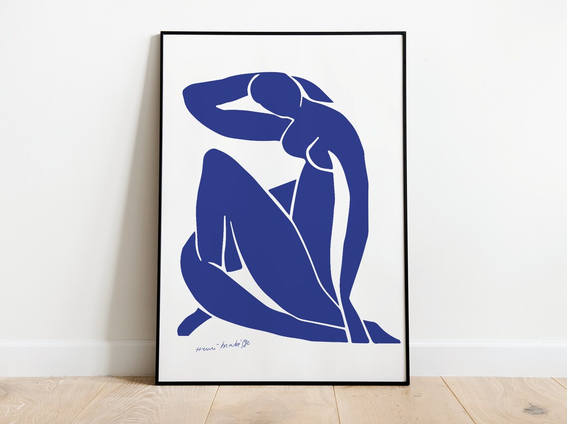 Matisse Blue Nude Art Print, Henri Matisse