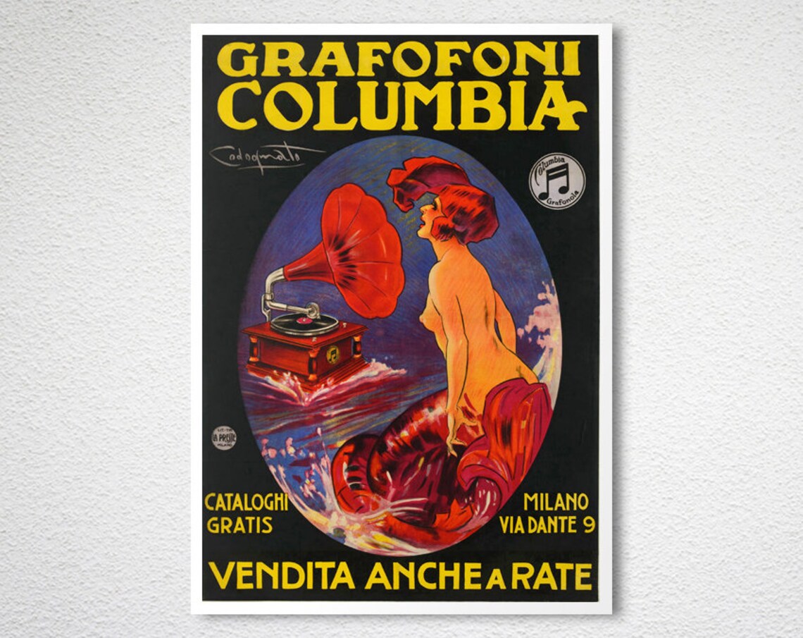 Grafofoni Columbia Vintage Entertainment Poster Print - Image 2