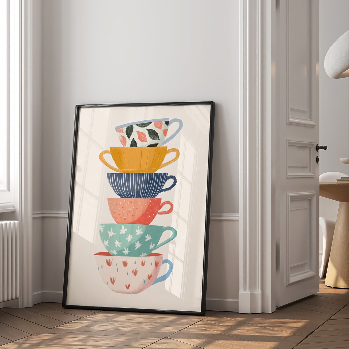 Coffee Cup Painting Kitchen Decor Art Print - Image 2