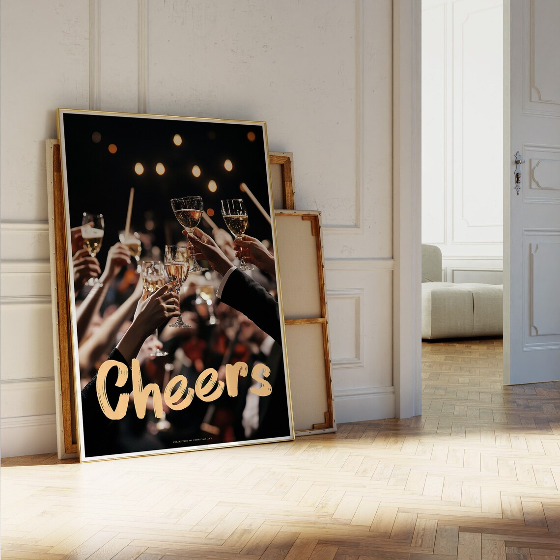 Cheers Cocktail Poster, Bar Cart Decor Art Print - Image 5