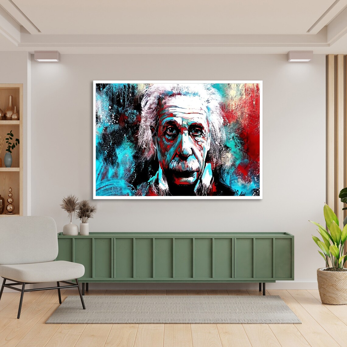 Albert Einstein Pop Art Print, Pop Culture Decor - Image 5