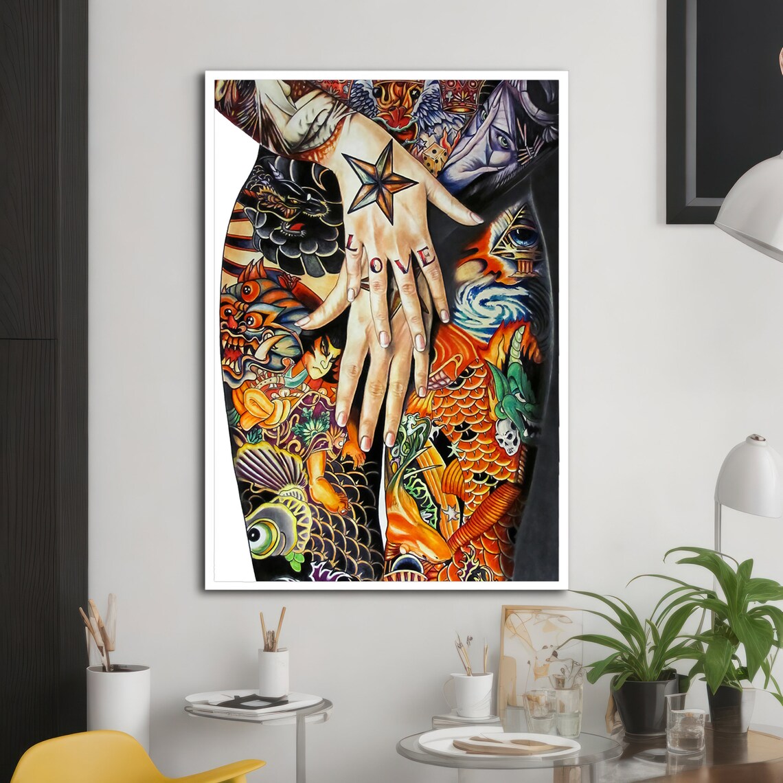 Tattooed Hands With Love, Sensual Intimate Gift - Image 2