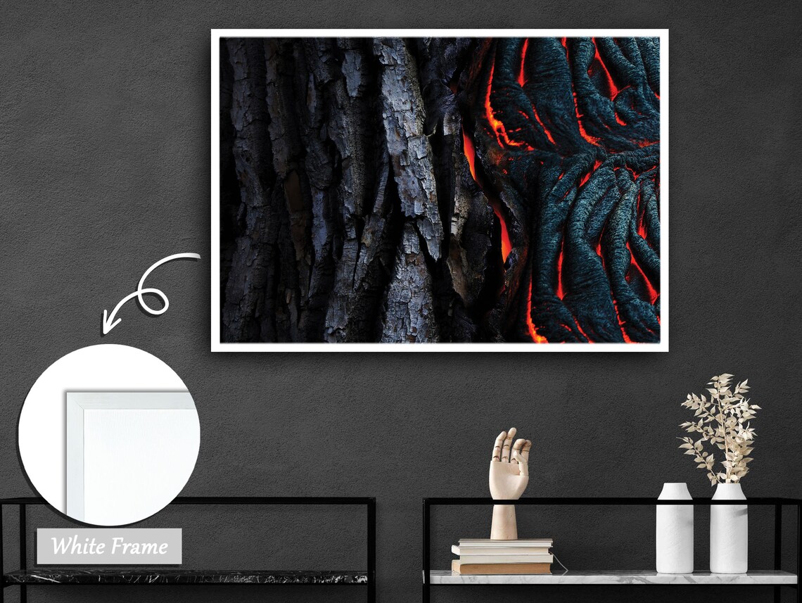Bark And Acceptance: Sci Fi Style Handmade Painting - Image 2