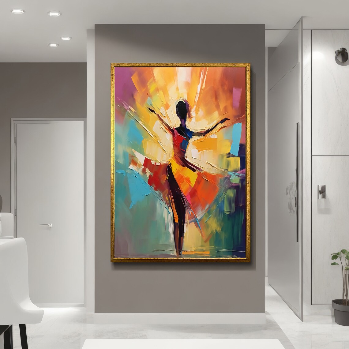 Abstract Dance Modern Ballet Dancer Art Print - Image 5