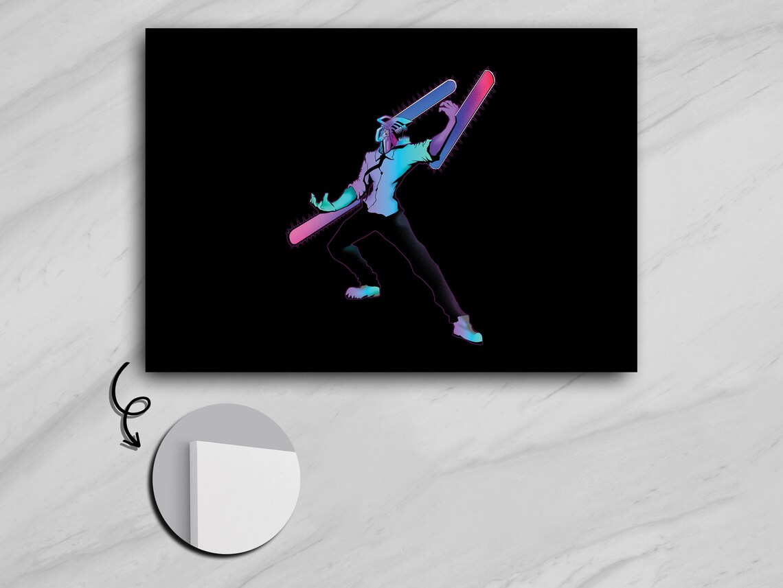 Neon Dance Rhythm Movement, Contemporary Poster Print - Image 5