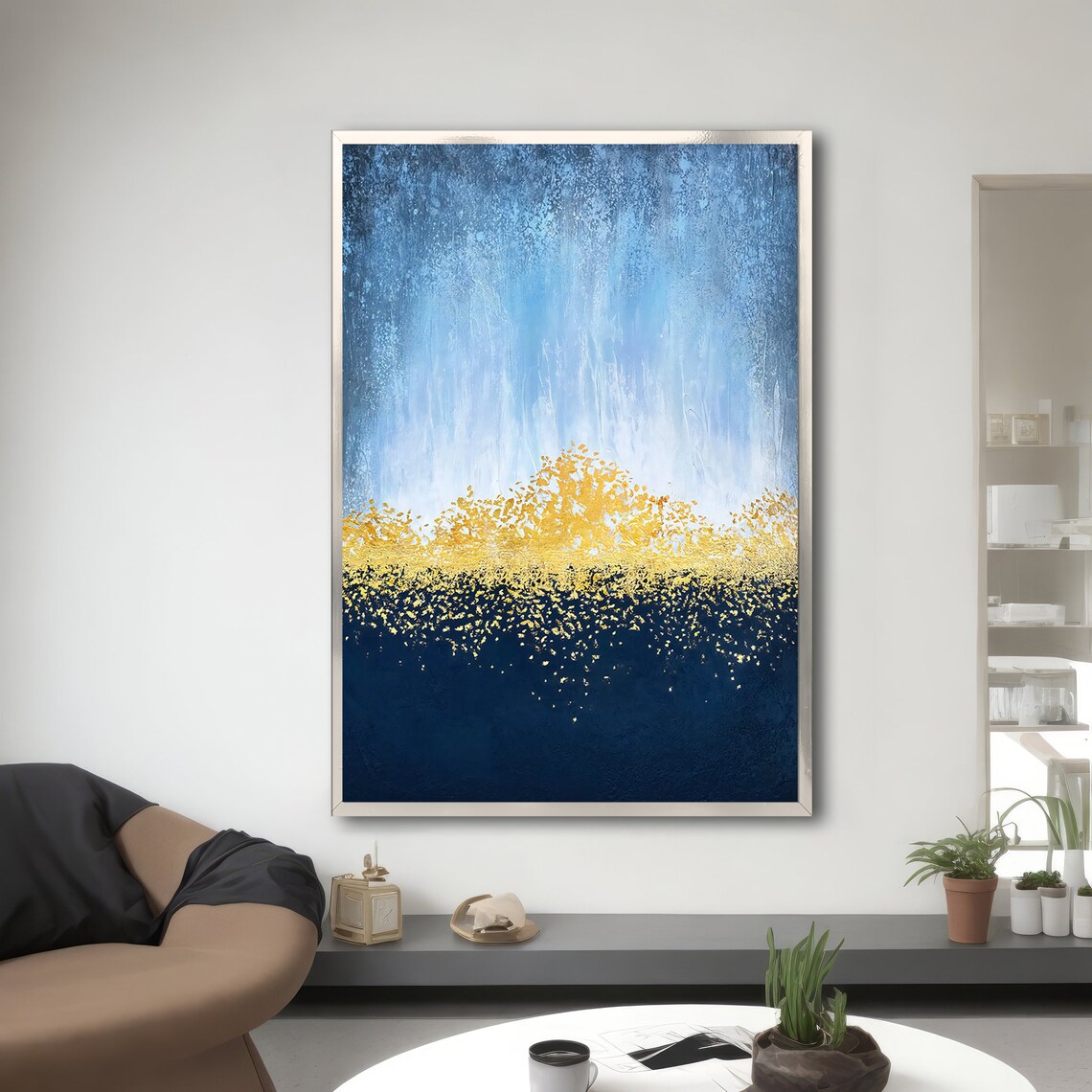 Modern Abstract Painting, Contemporary Home Decor - Image 3
