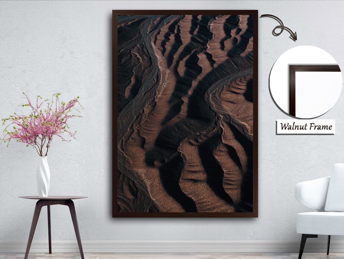 Volcanic Desert Sands, Desert Landscape Art Print - Image 4