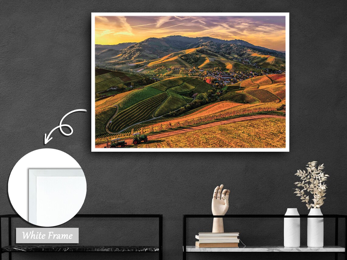 Mountain Village Landscape, Tranquil Scenic Scene - Image 3