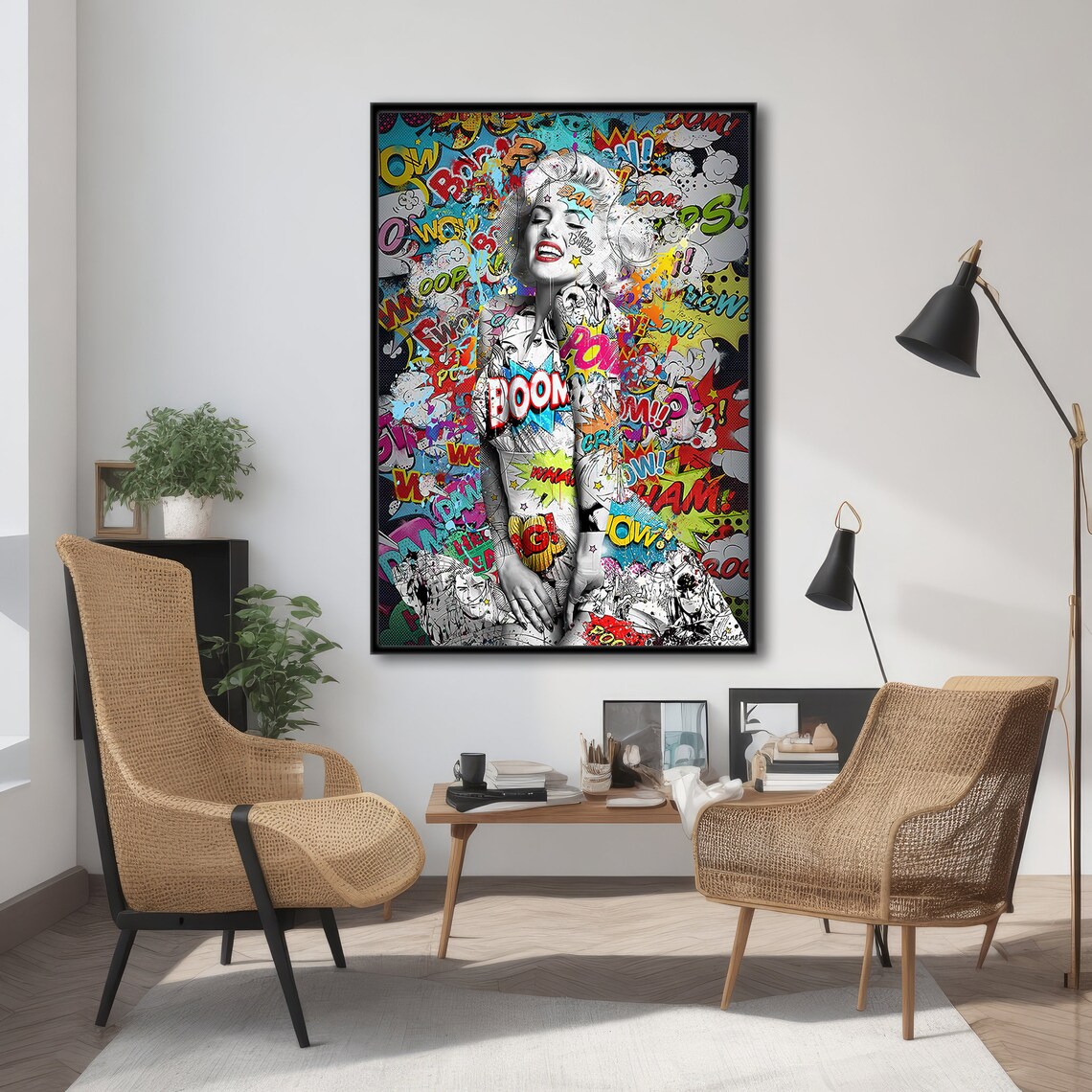 Graffiti Art Pop Art Collage, Urban Decor Gift - Image 4