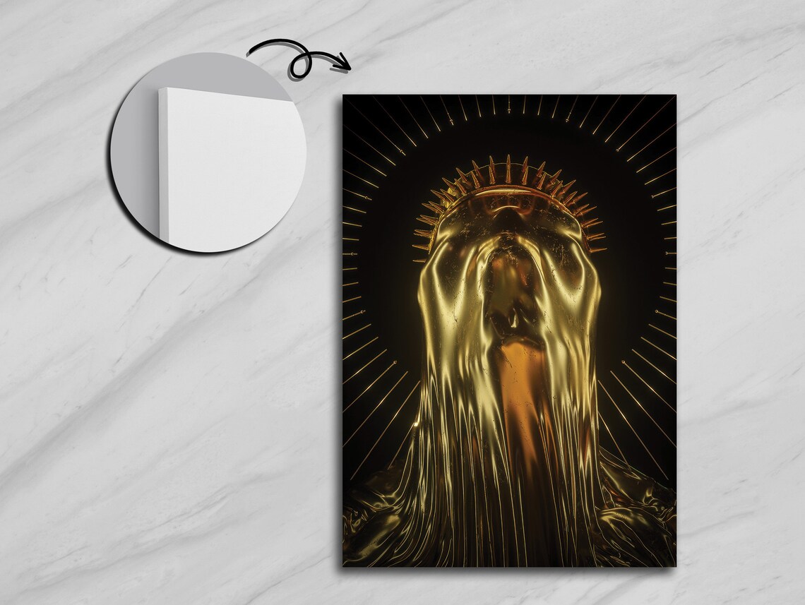 Golden Hands Art, Luxurious Hand Painting - Image 5
