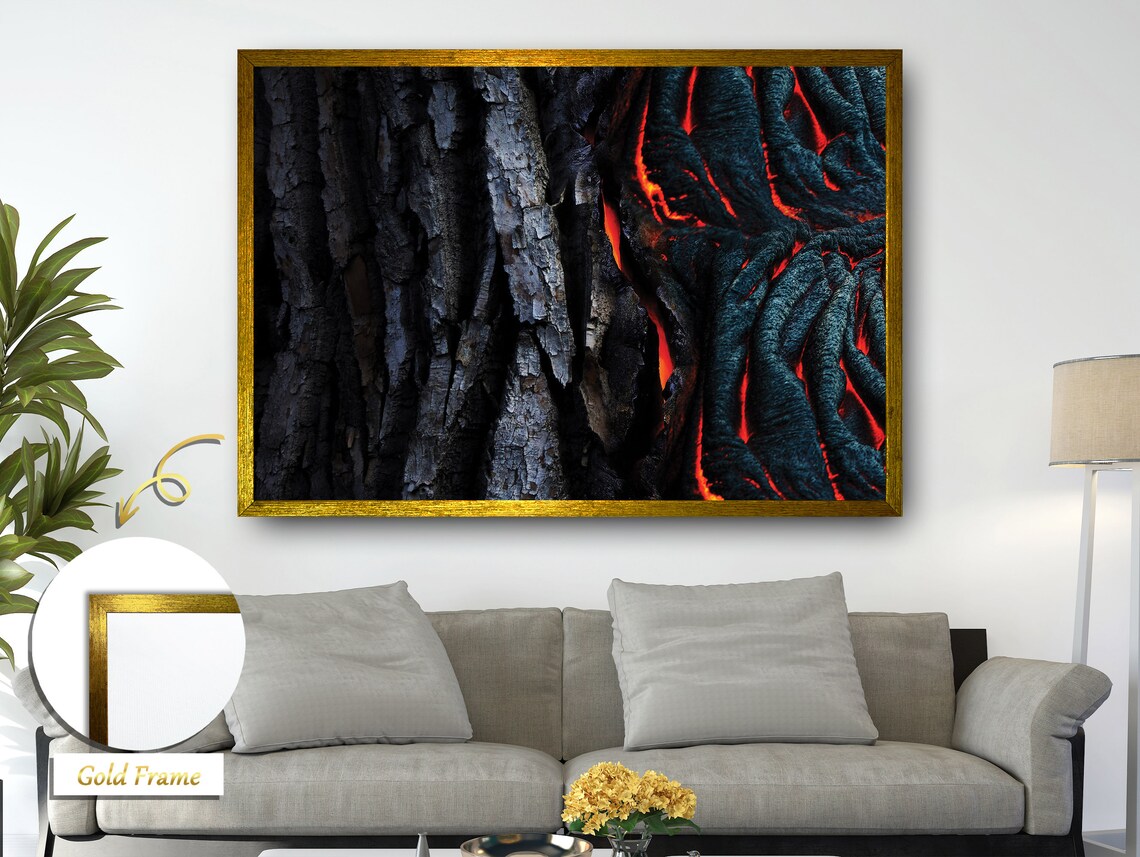 Bark And Acceptance: Sci Fi Style Handmade Painting - Image 4