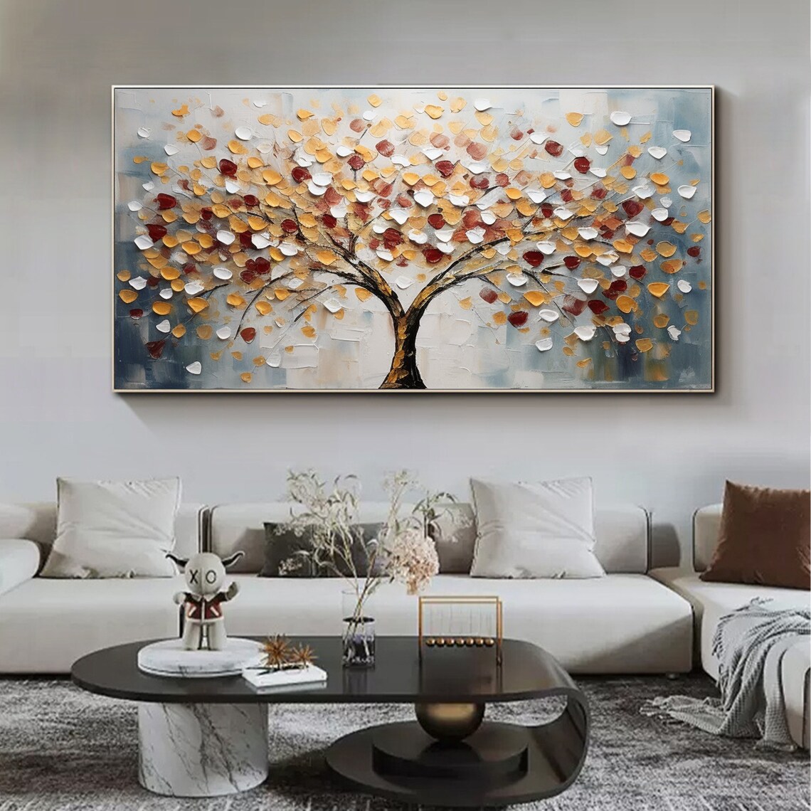 Abstract Blossom Tree Wall Art Print, Minimalist Decor - Image 3