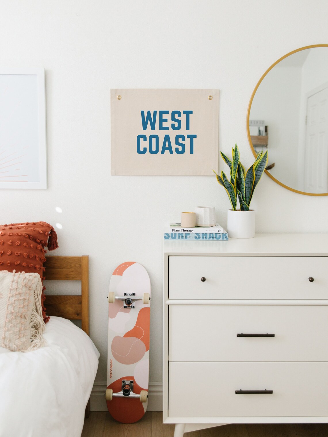 West Coast Banner Boho Beach Nursery Decor Art Print - Image 3