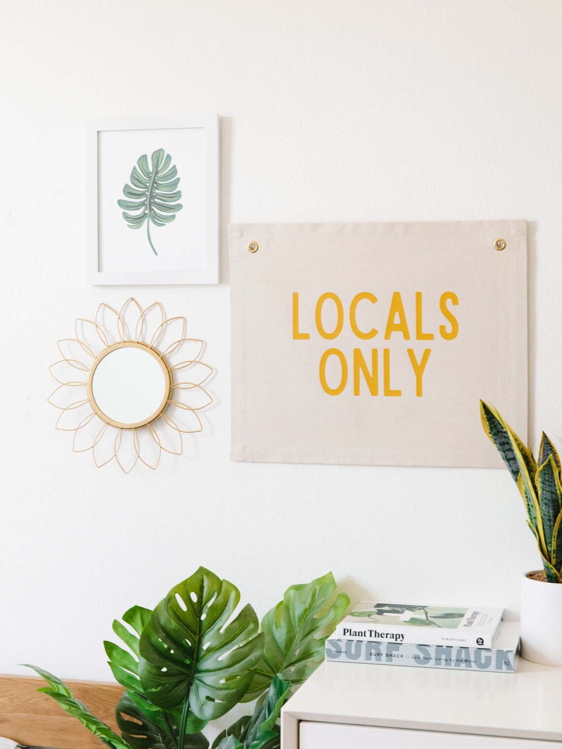 Locals Only Surf Nursery Decor, Boho Beach Art Print - Image 2