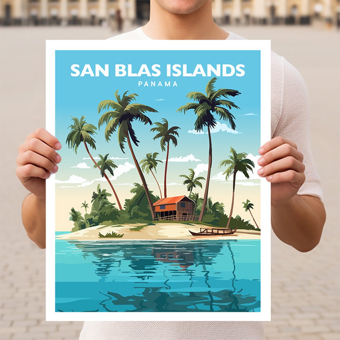 San Blas Islands Panama Travel Wall Art Poster Print