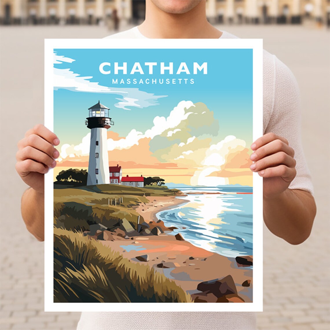 Chatham Massachusetts Cape Cod Travel Poster