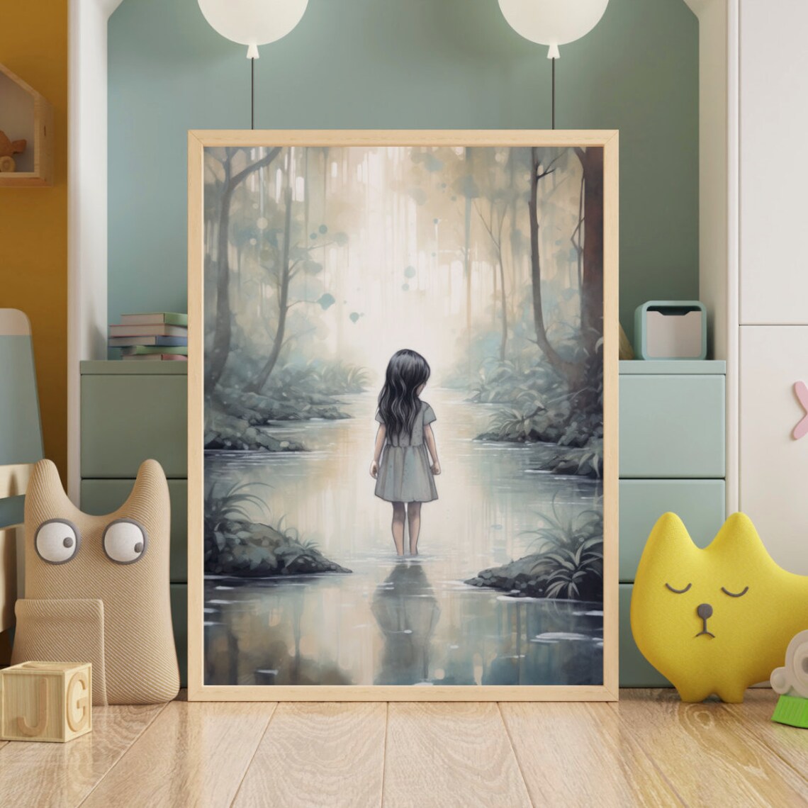 Adventure Nursery Art Print for Girls' Rooms - Image 2