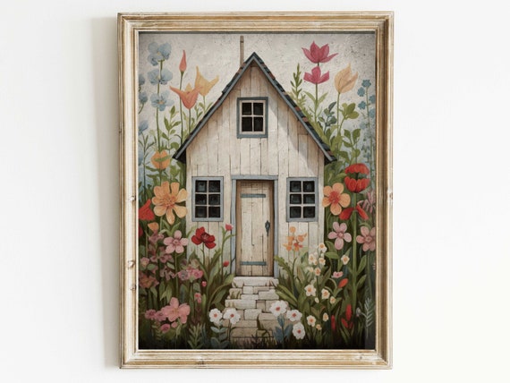 Little House Art Print, Zen Home Decor