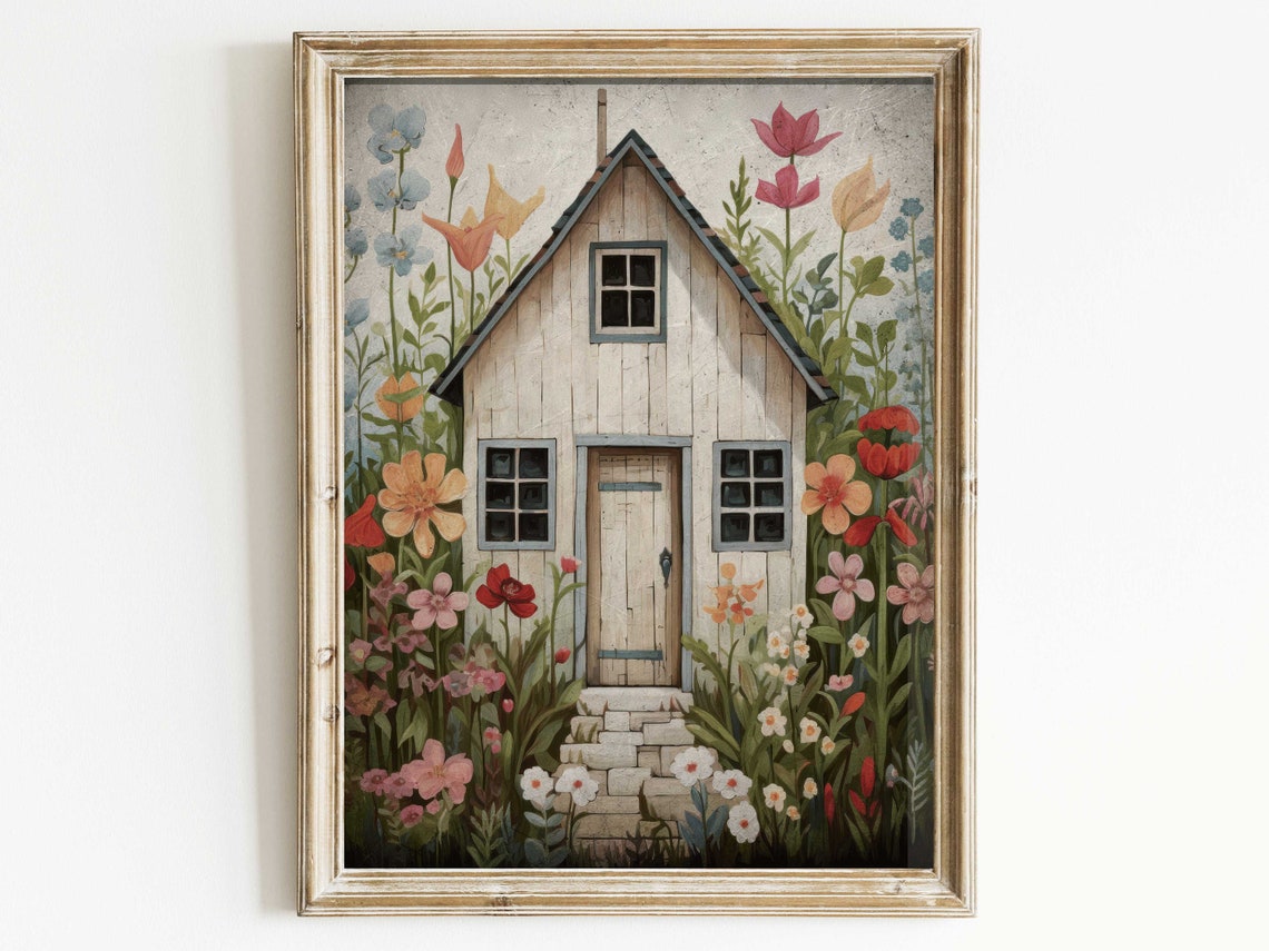 Little House Art Print, Zen Home Decor