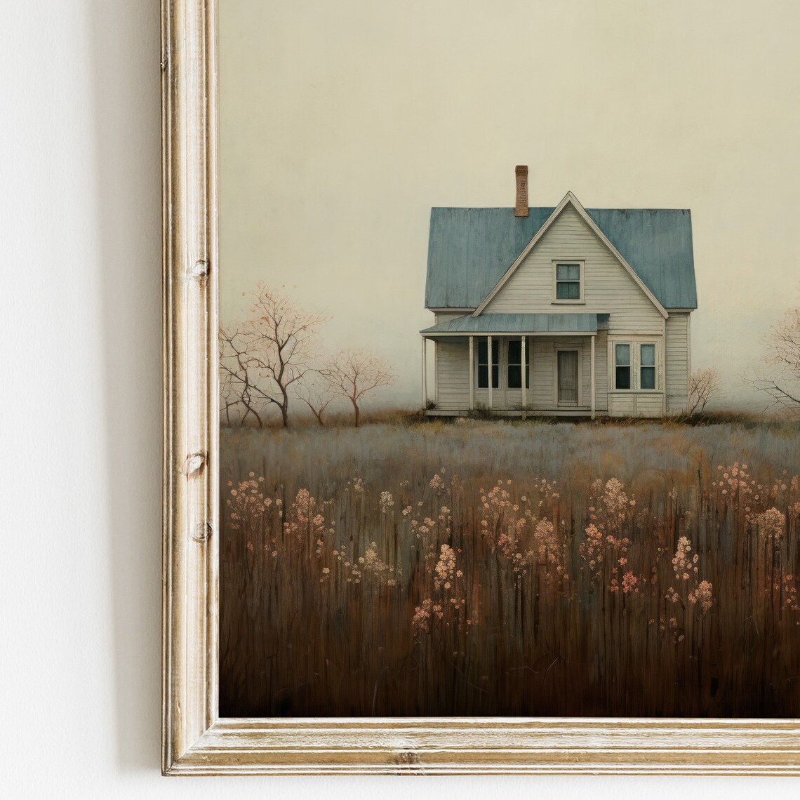 Country House Painting Countryside Art Print - Image 2