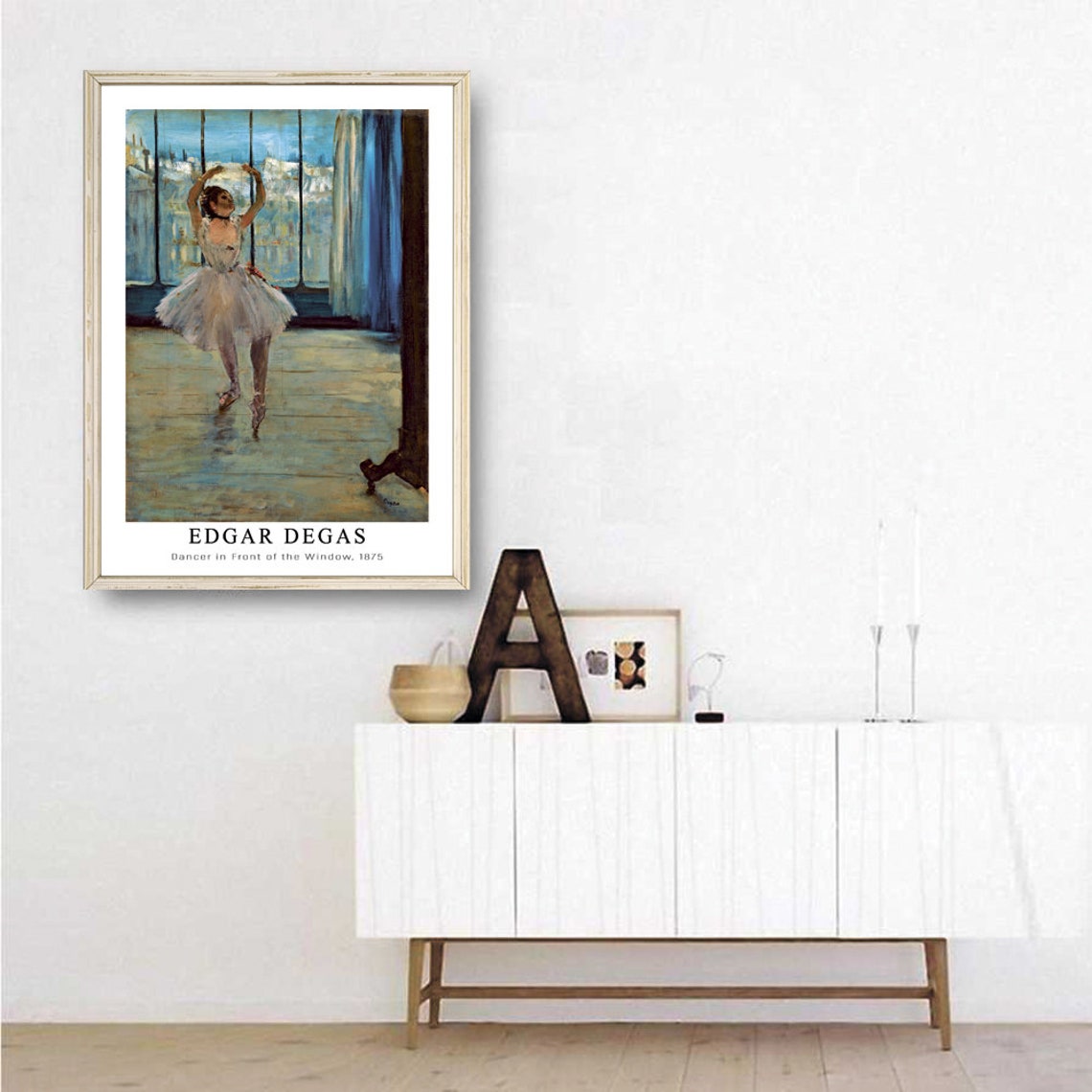 Edgar Degas Dancer in Front of the Window 1875 Ballet Poster - Image 2