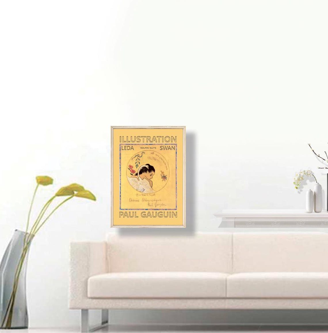 Paul Gauguin Leda and the Swan Volpini Suite Lithograph Poster - Image 2