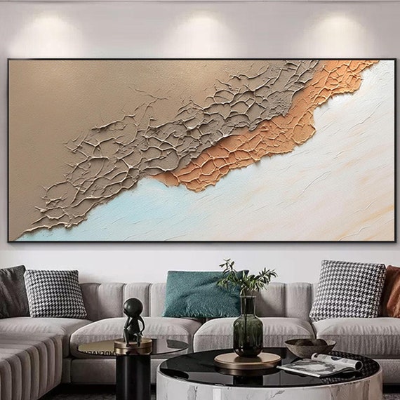 3dtextured Original Painting Personalized Gifts Painting On Abstract Painting Framed Wall Painting Living Room Large Wall Art