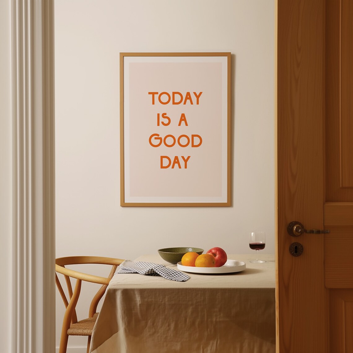 Today Is A Good Day Minimalist Art Print - Image 4