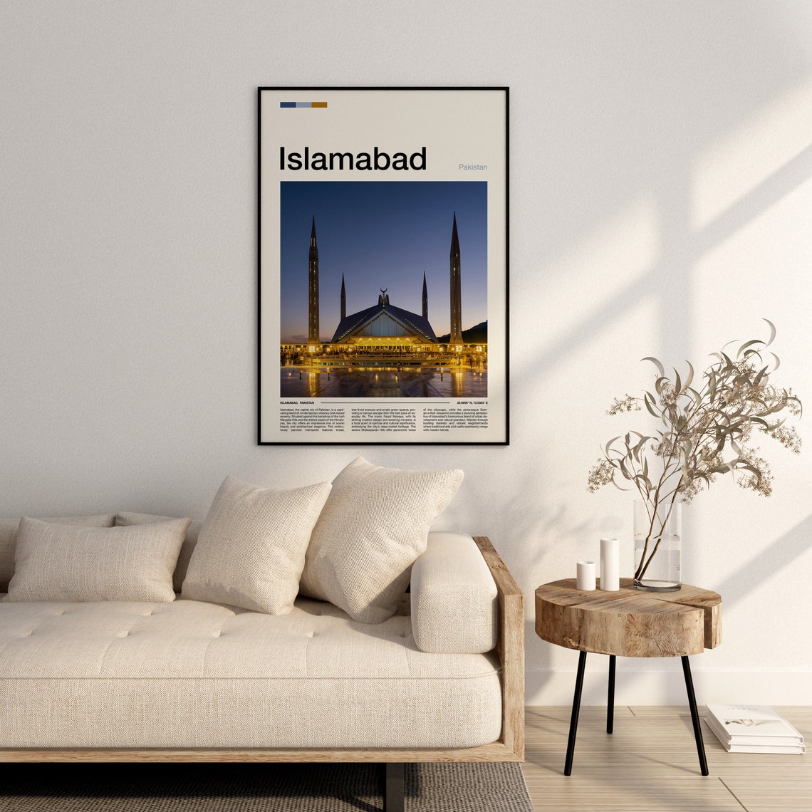 Islamabad Print Islamabad Poster Islamabad Wall Art Islamabad Art Print Islamabad Photo Pakistan Print Pakistan Art - Image 3
