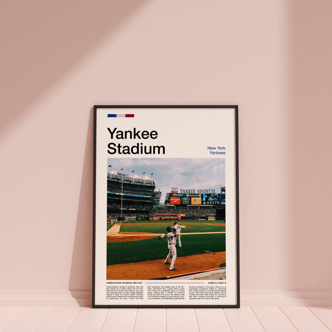 Yankee Stadium New York Yankees Batter At Bat Game Action Poster - Image 4