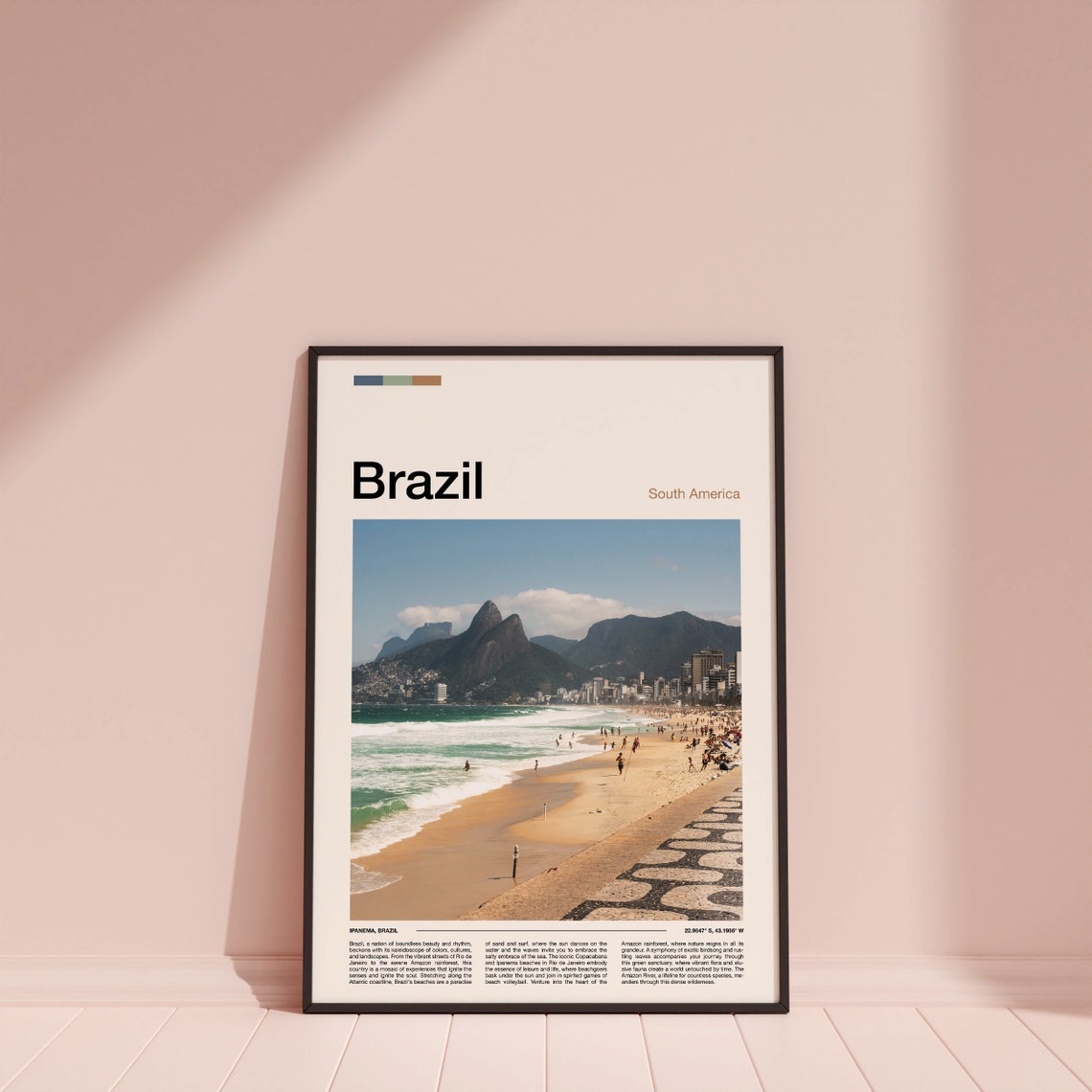 Brazil Print Brazil Poster Brazil Wall Art Brazil Art Print Brazil Photo Brazil Travel Gifts - Image 4