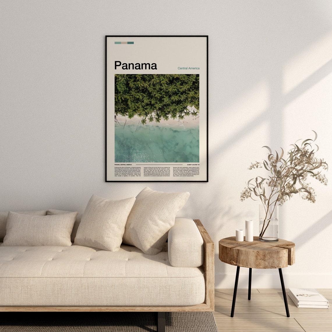 Panama Print Panama Poster Panama Wall Art Panama Art Print Panama Photo - Image 3