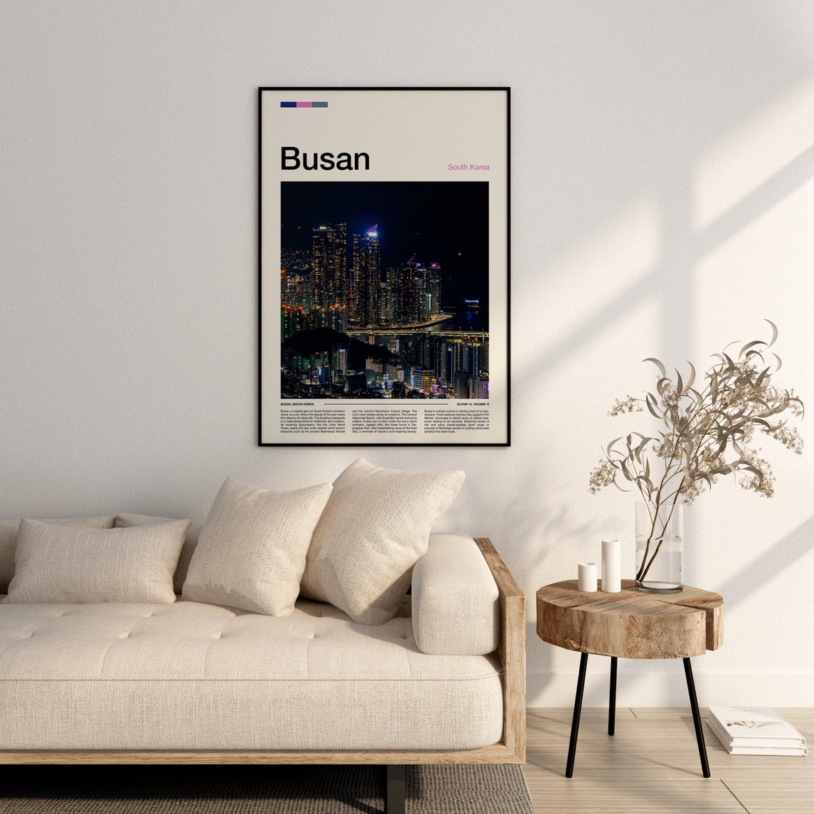 Busan Print Busan Poster Busan Wall Art South Korea Art Print Busan Photo Travel Poster Traveler Gifts Christmas Gifts - Image 3