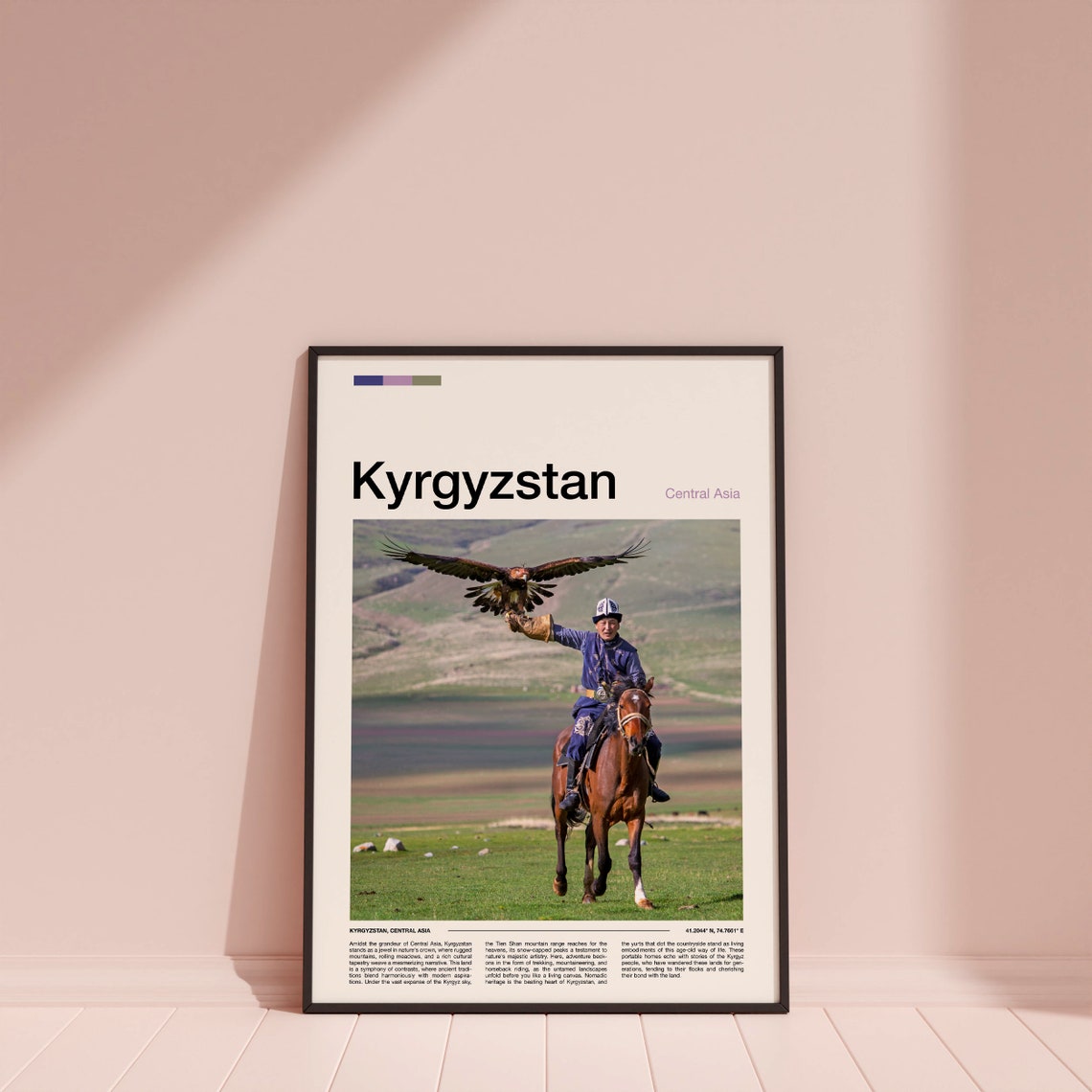 Kyrgyzstan Print Kyrgyzstan Poster Kyrgyzstan Wall Art Kyrgyzstan Art Print Kyrgyzstan Photo Kyrgyzstan Gifts - Image 3
