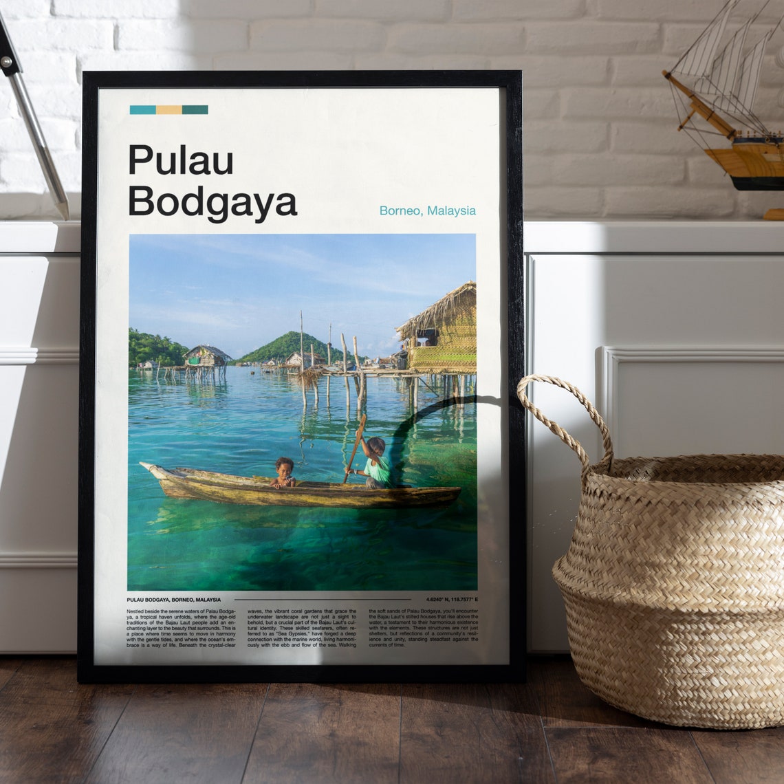 Pulau Bodgaya Print Borneo Poster Pulau Bodgaya Wall Art Pulau Bodgaya Art Print Pulau Bodgaya Photo Pulau Bodgaya Gifts - Image 4